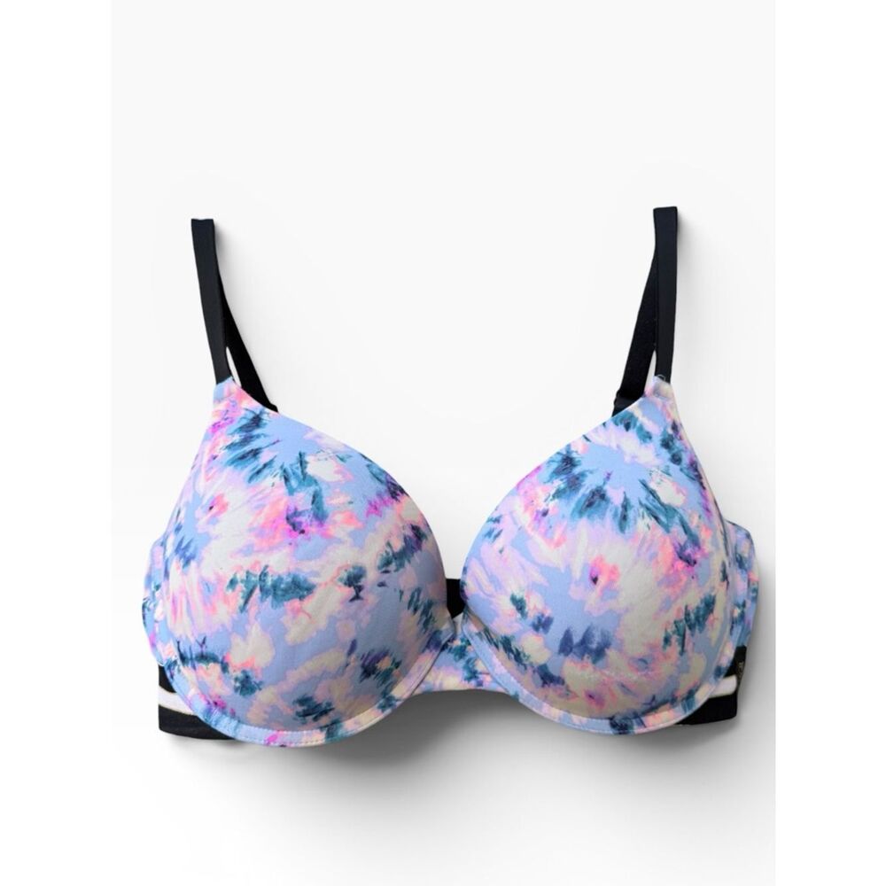 Victoria's Secret Wear Everywhere Push-Up Floral Bra size 34DD